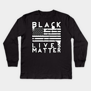 Black Lives Matter Kids Long Sleeve T-Shirt